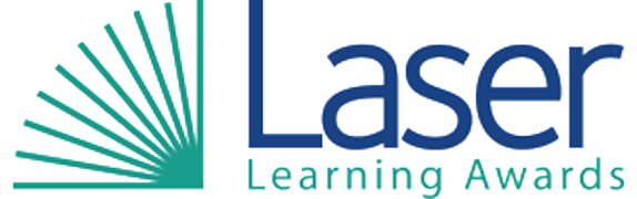 Laser learning awards logo.